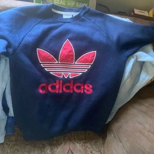 adidas embroidered crewneck